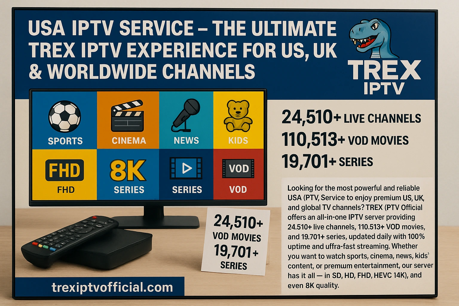 RELIABLE IPTV USA